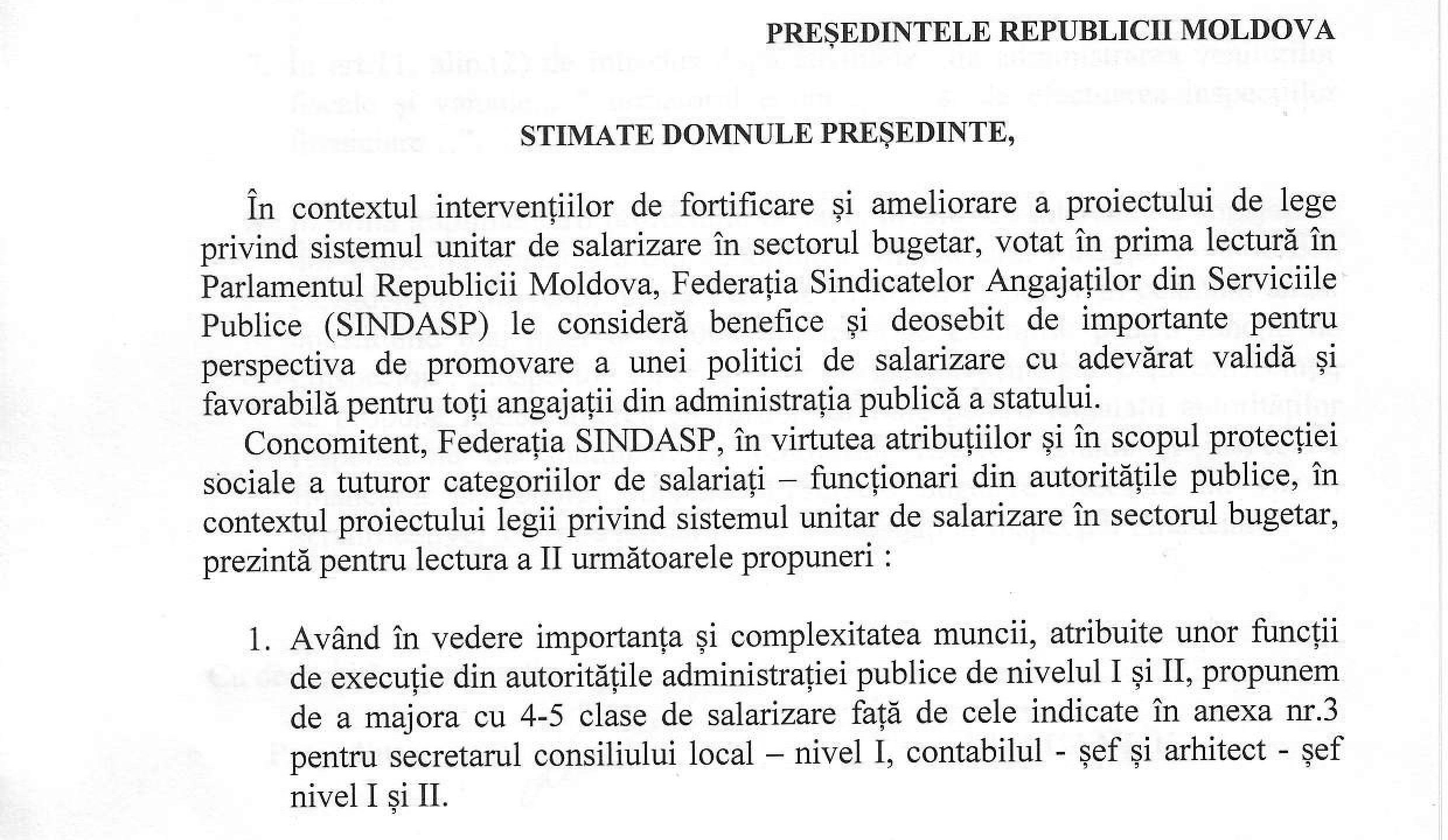 În atenția membrilor de sindicat ai Federației SINDASP