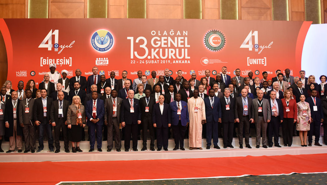 Participarea reprezentanților Federației SINDASP la al 13-lea Congres ordinar al Sindicatului “Hizmet-Iș” din Turcia