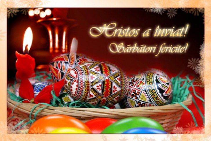 Mesaj de felicitare cu prilejul Sfintelor Sărbători de Paști
