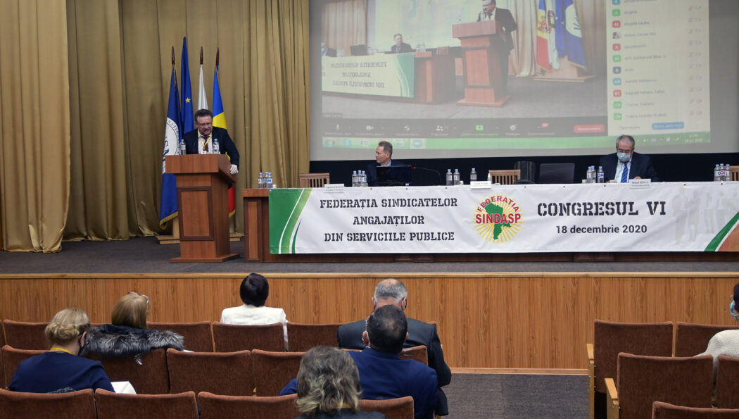 Congresul VI al Federației Sindicatelor Angajaților din Serviciile Publice (SINDASP)