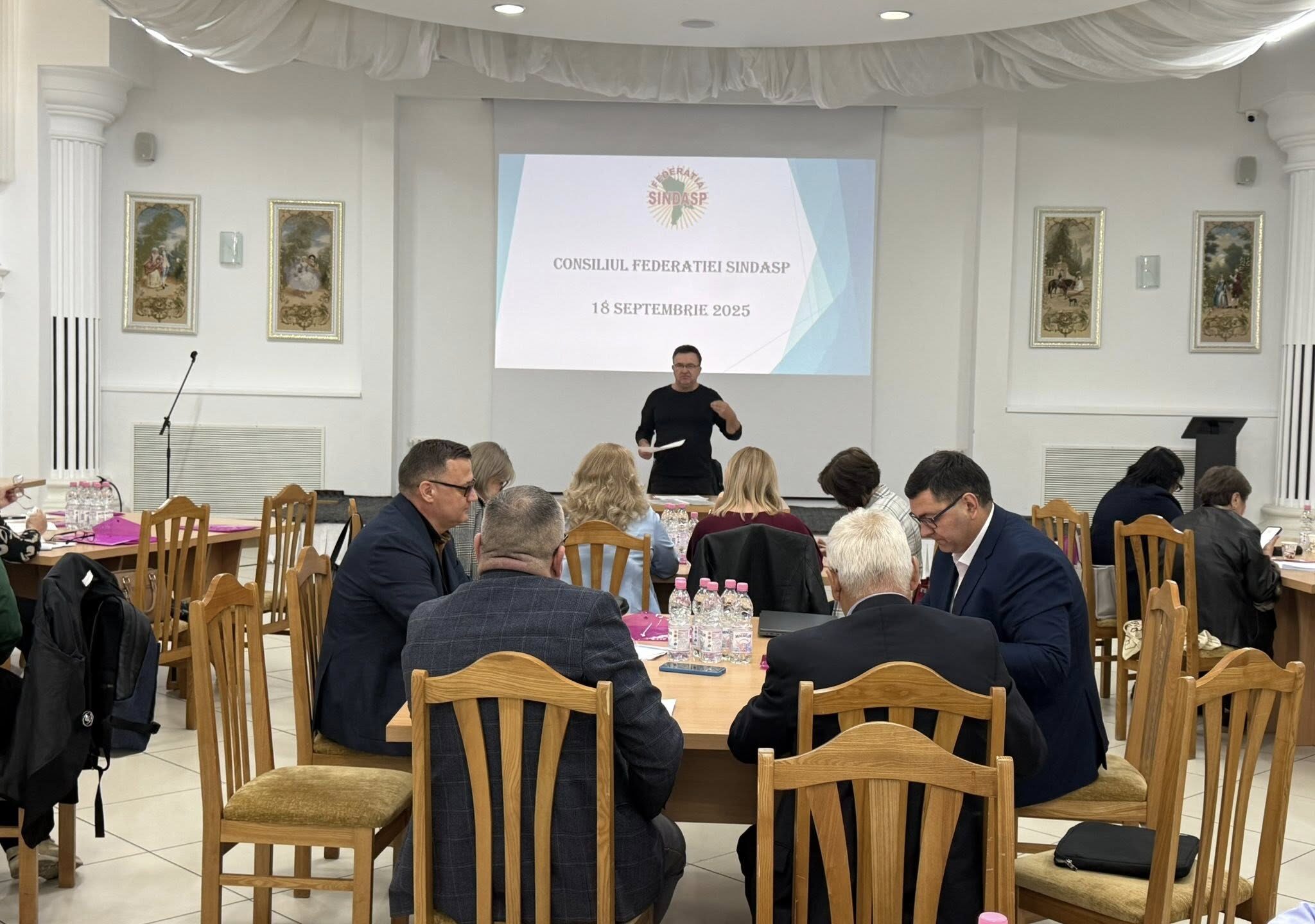 Membrii Consiliului Federației SINDASP s-au convocat în ședință