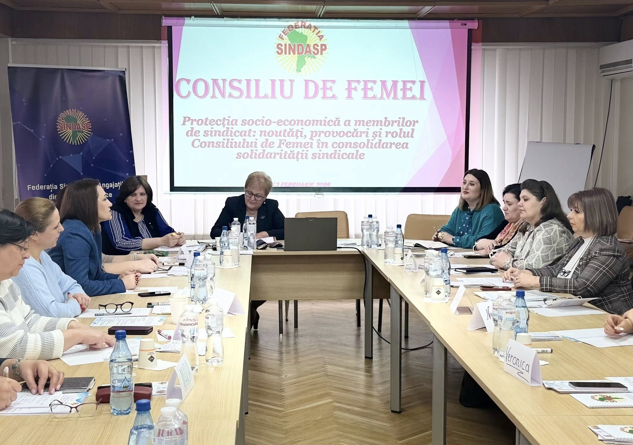 Consiliul de Femei a Federației SINDASP întrunite pentru trasarea reușitelor și stabilirea noilor obiective pentru anul 2026