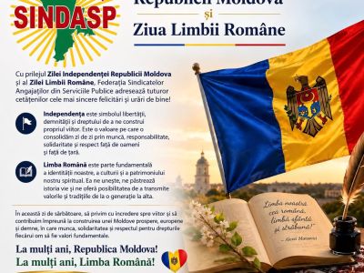 La Mulți Ani, Republica Moldova! La Mulți Ani, Limba Română!