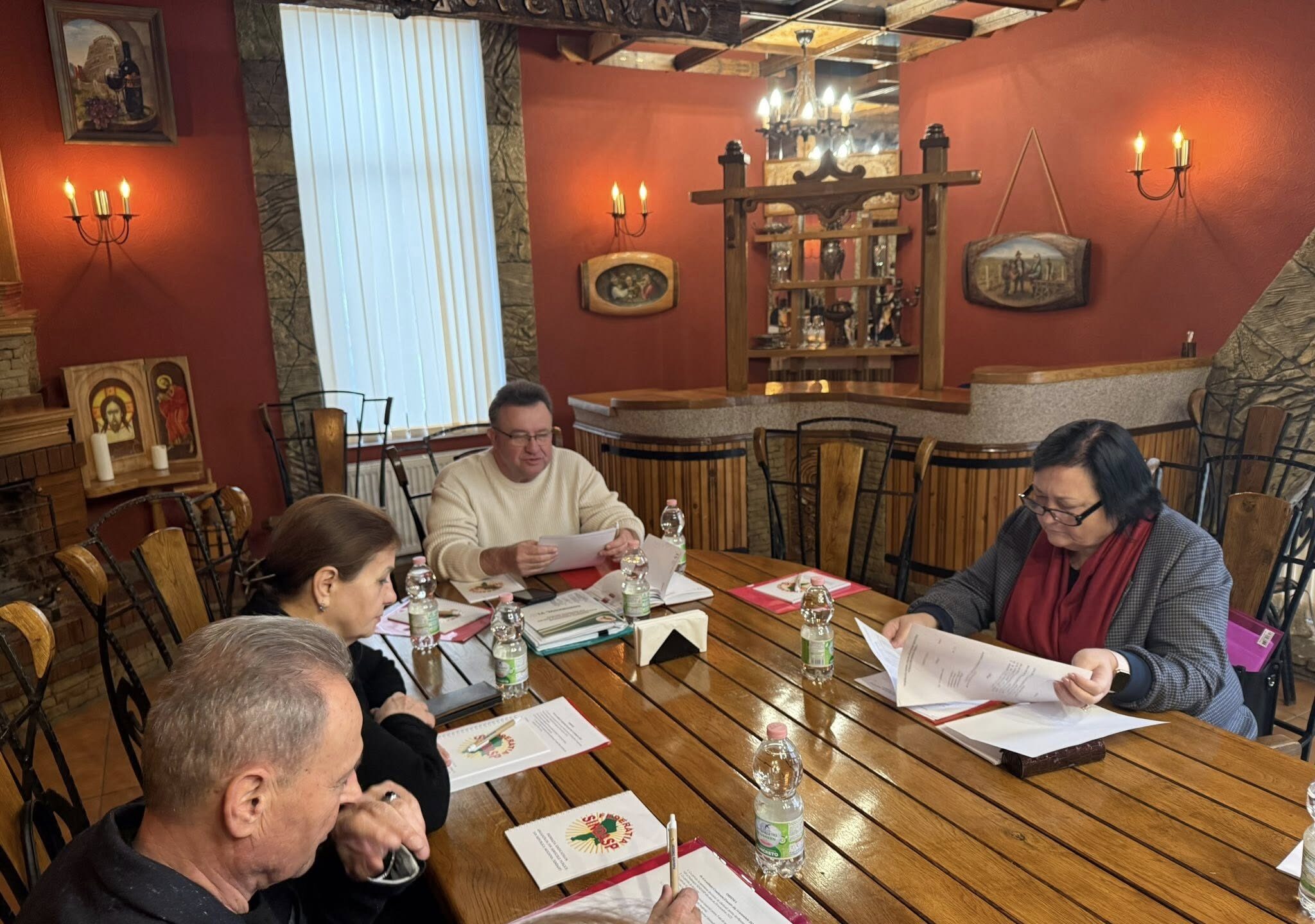 Membrii Comitetului Executiv ai Federației SINDASP s-au întrunit în ultima ședință